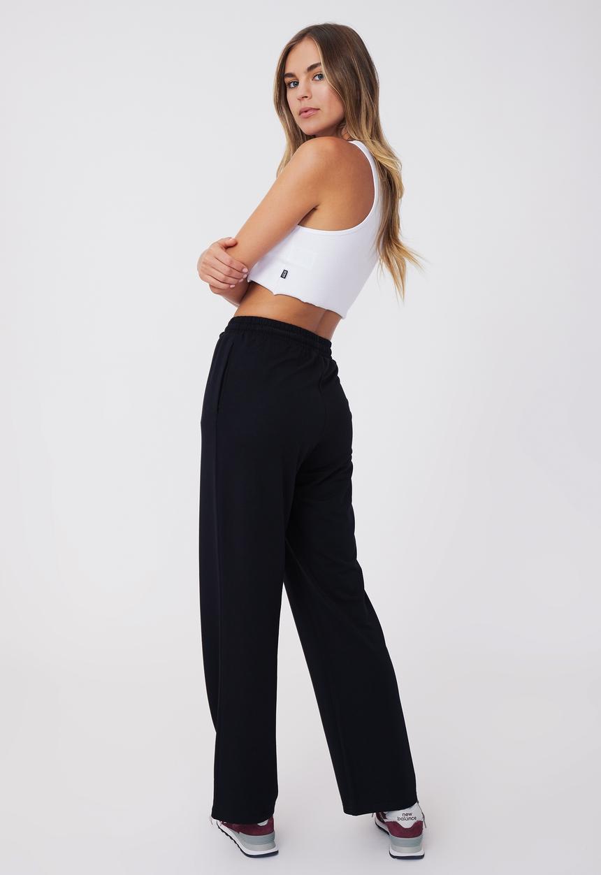 Cotton On - Wide leg studio pant - black