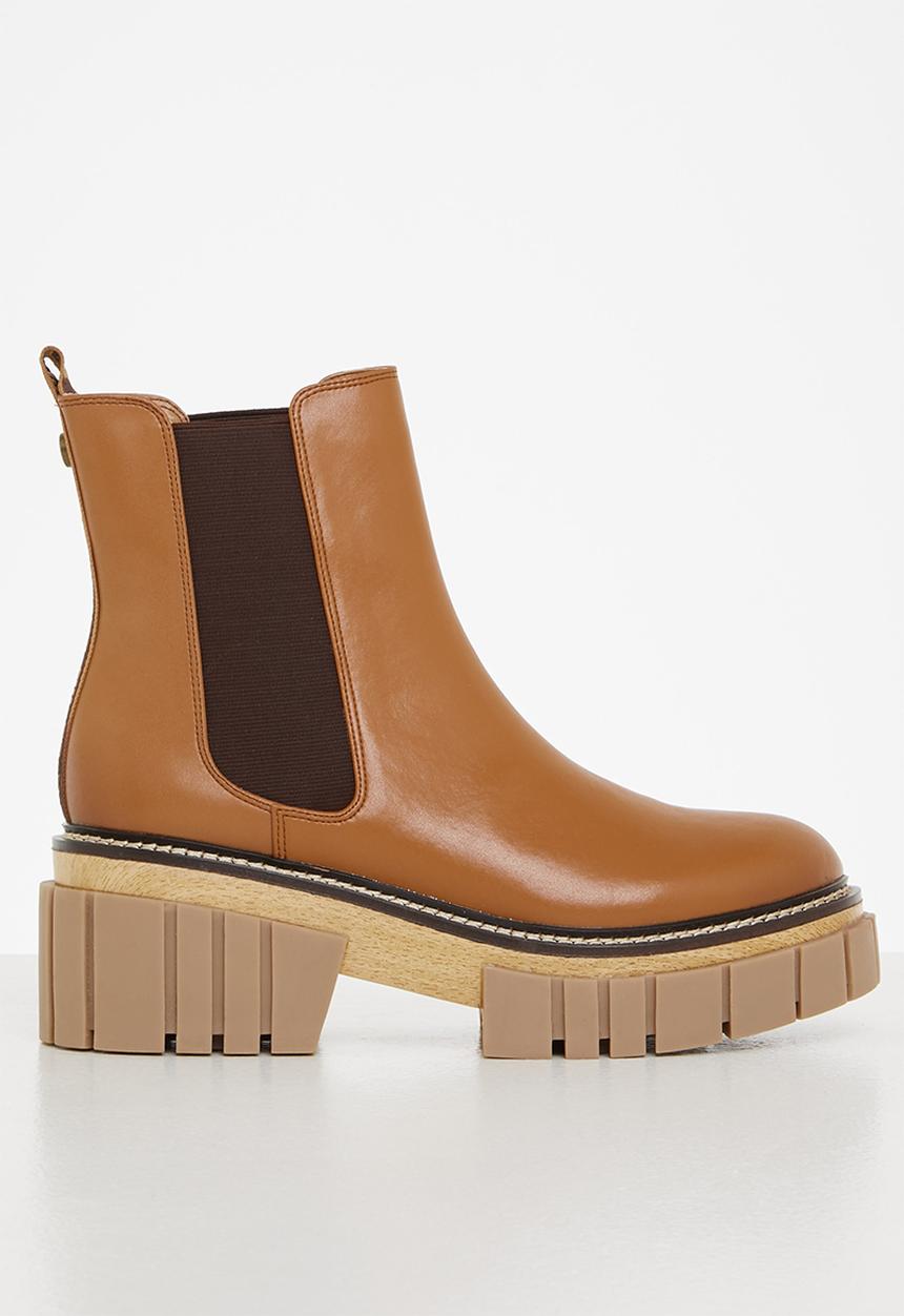 Steve Madden - Hailstorm leather chelsea boot - tan