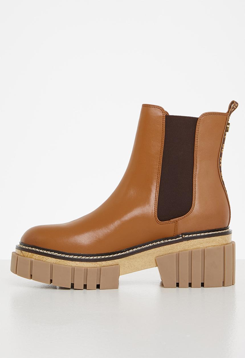Steve Madden - Hailstorm leather chelsea boot - tan