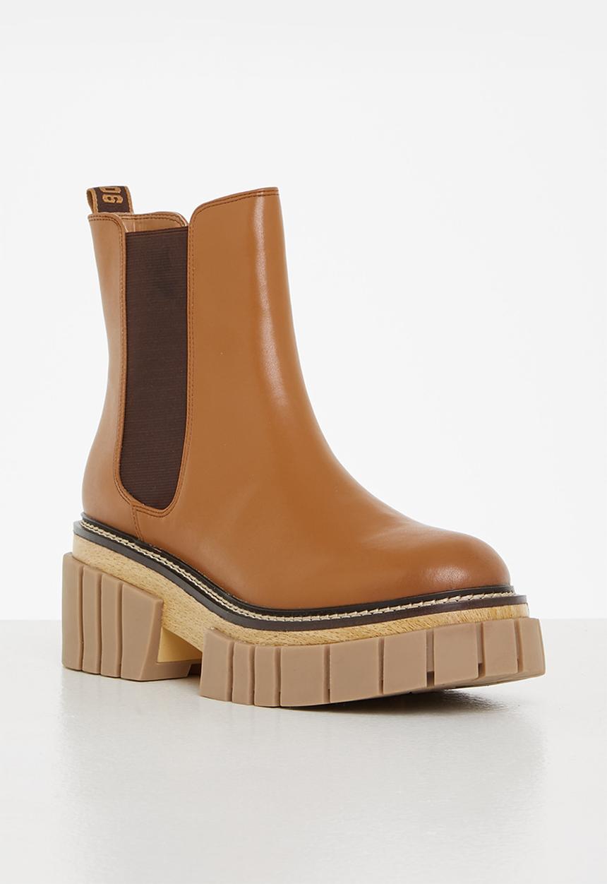 Steve Madden - Hailstorm leather chelsea boot - tan
