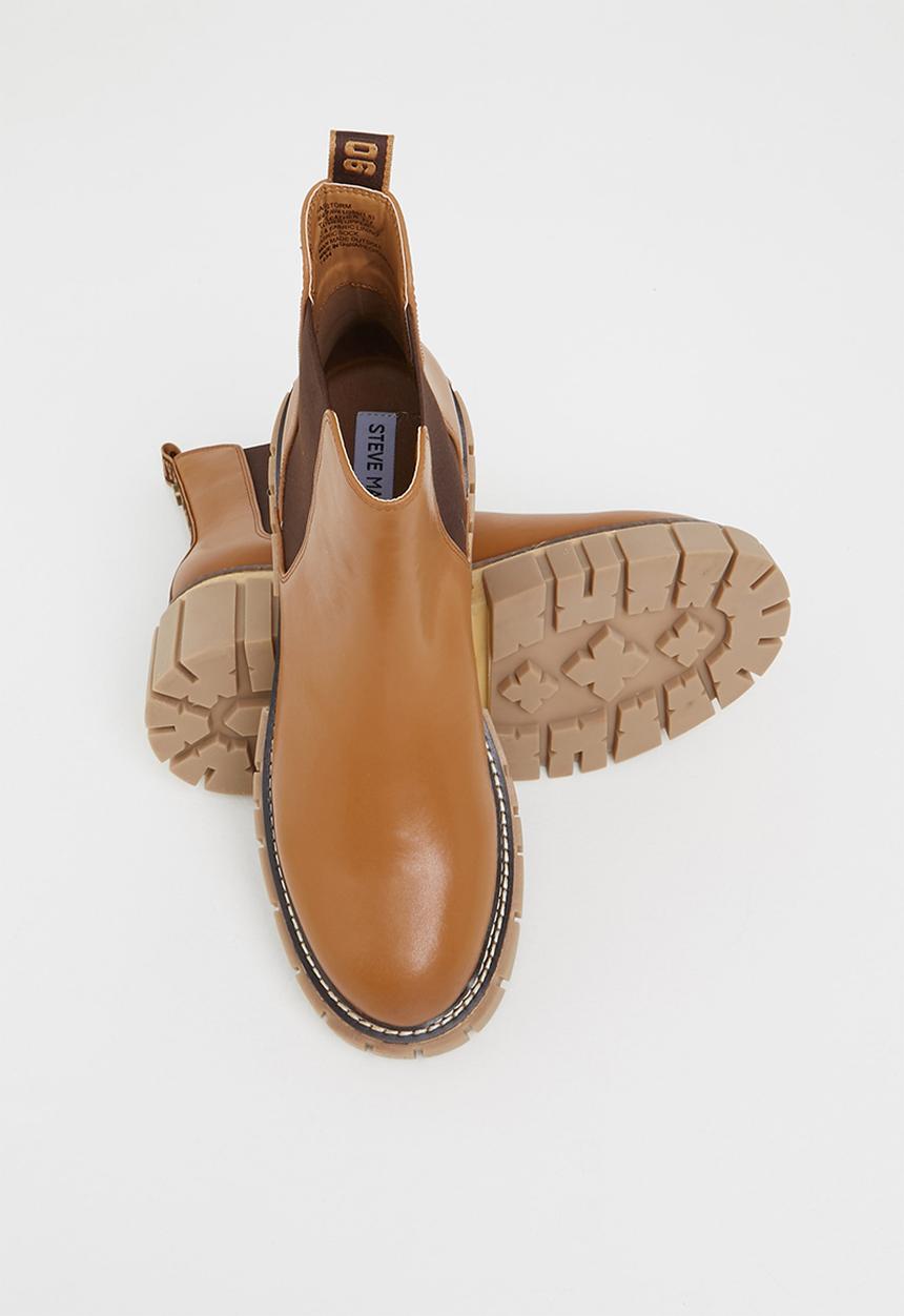 Steve Madden - Hailstorm leather chelsea boot - tan