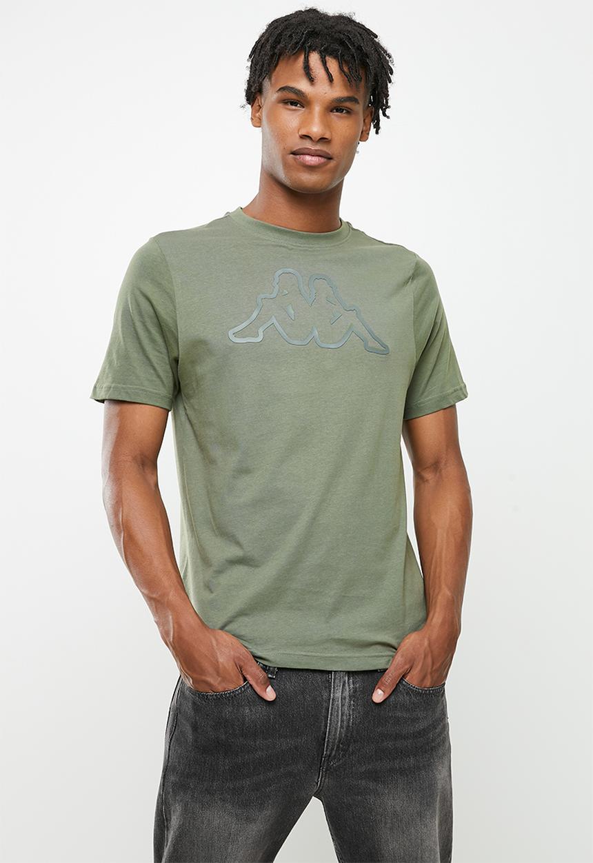 KAPPA - Logo coly T-shirt - green