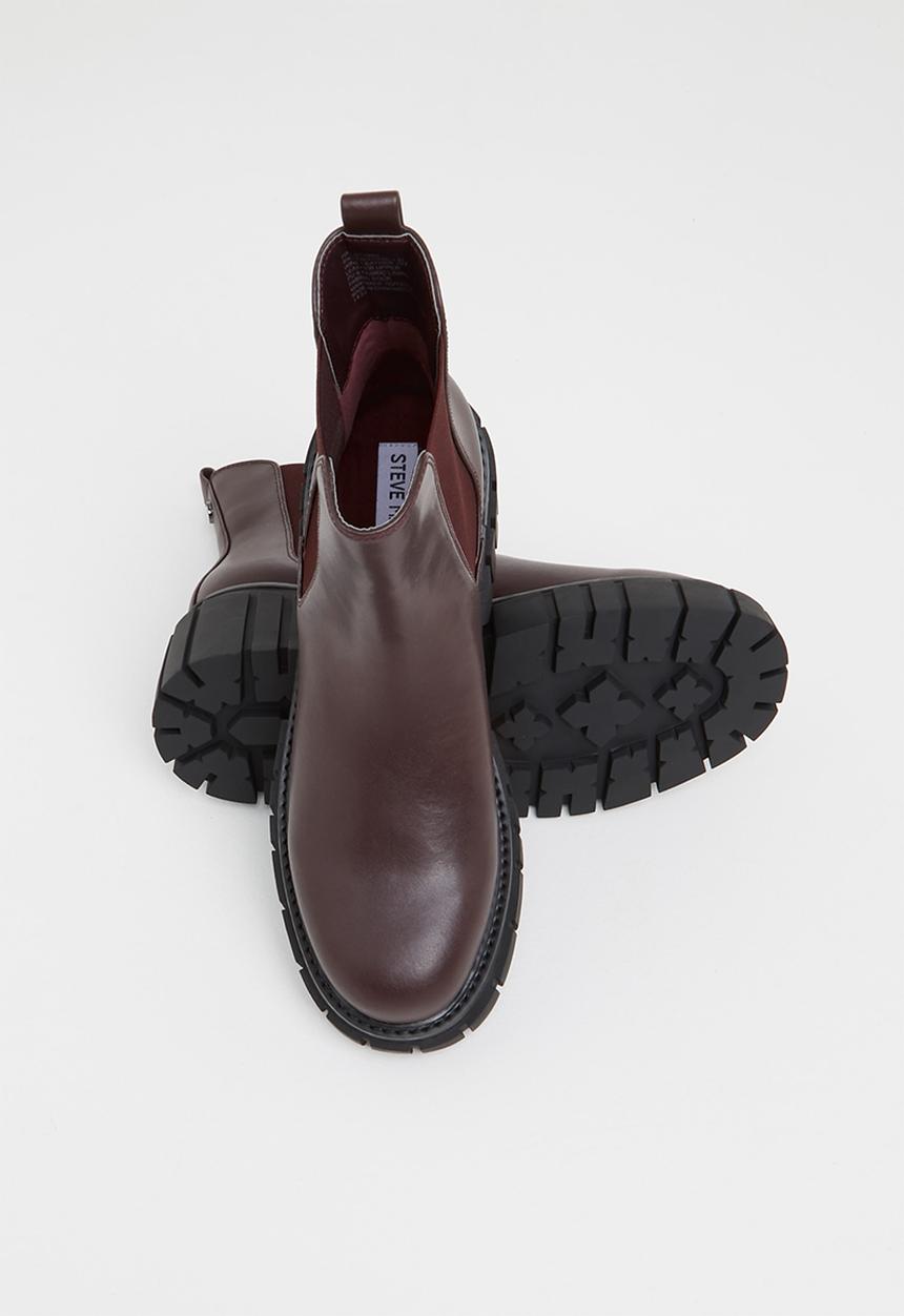 Steve Madden - Hailstorm leather chelsea boot - wine