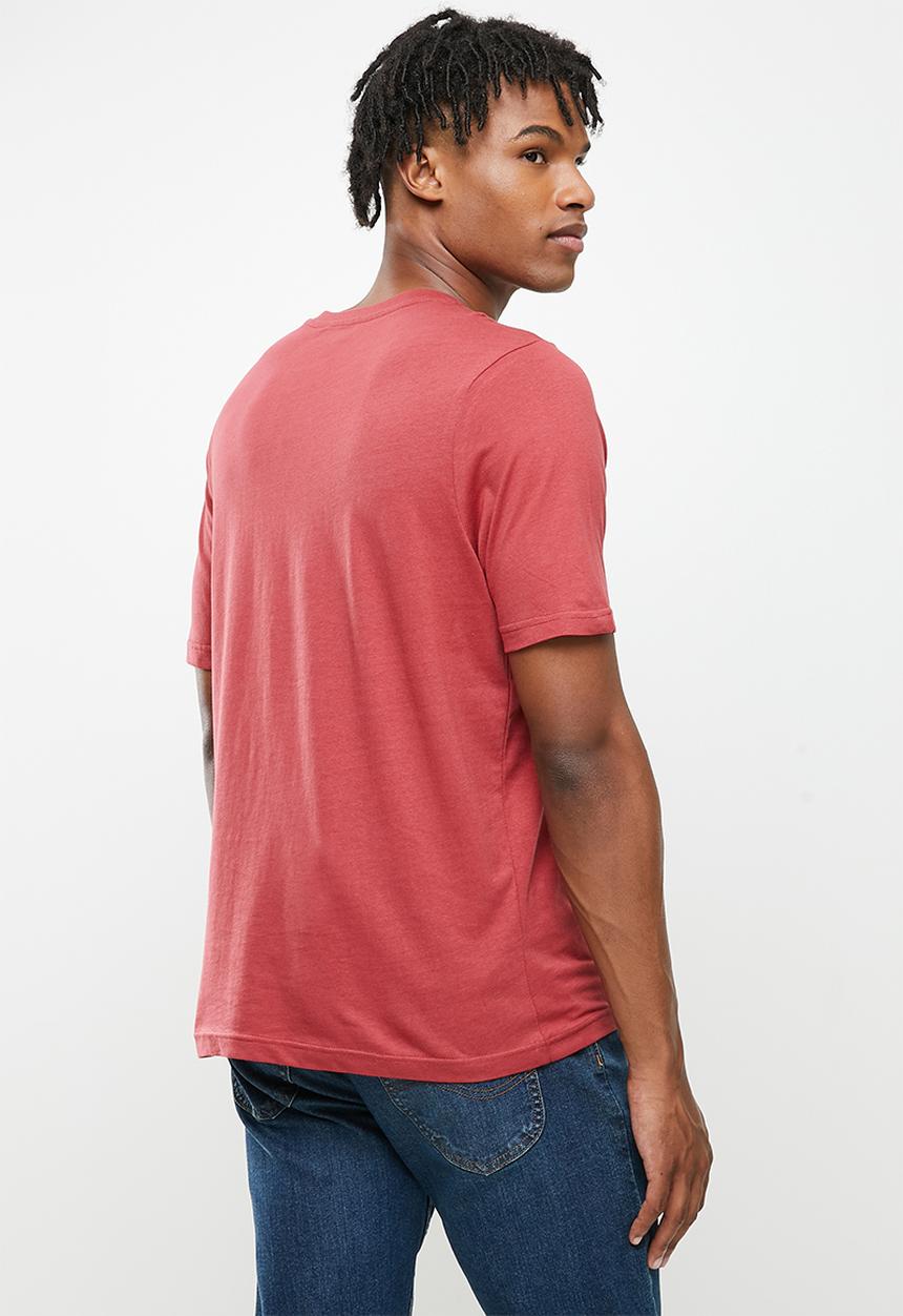 KAPPA - Logo coly T-shirt - burgundy
