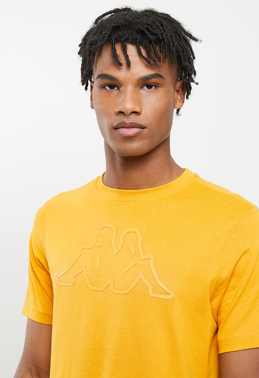 KAPPA - Logo ceda tee - yellow raspberry