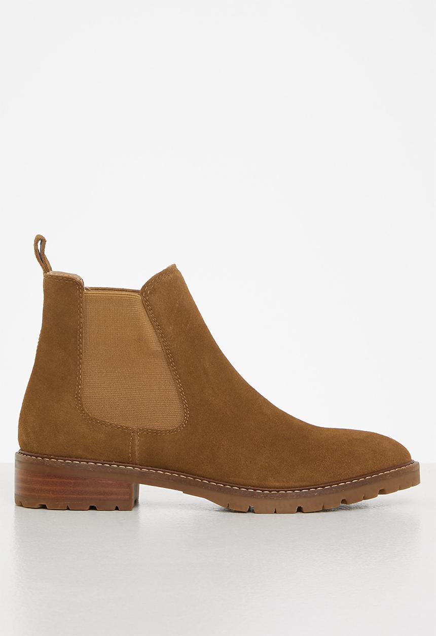 Steve Madden - Leopold suede chelsea boot - chestnut