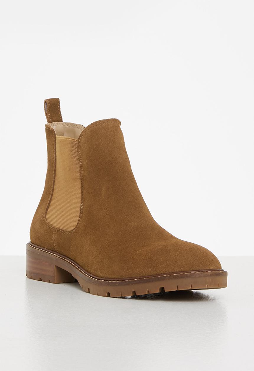 Steve Madden - Leopold suede chelsea boot - chestnut