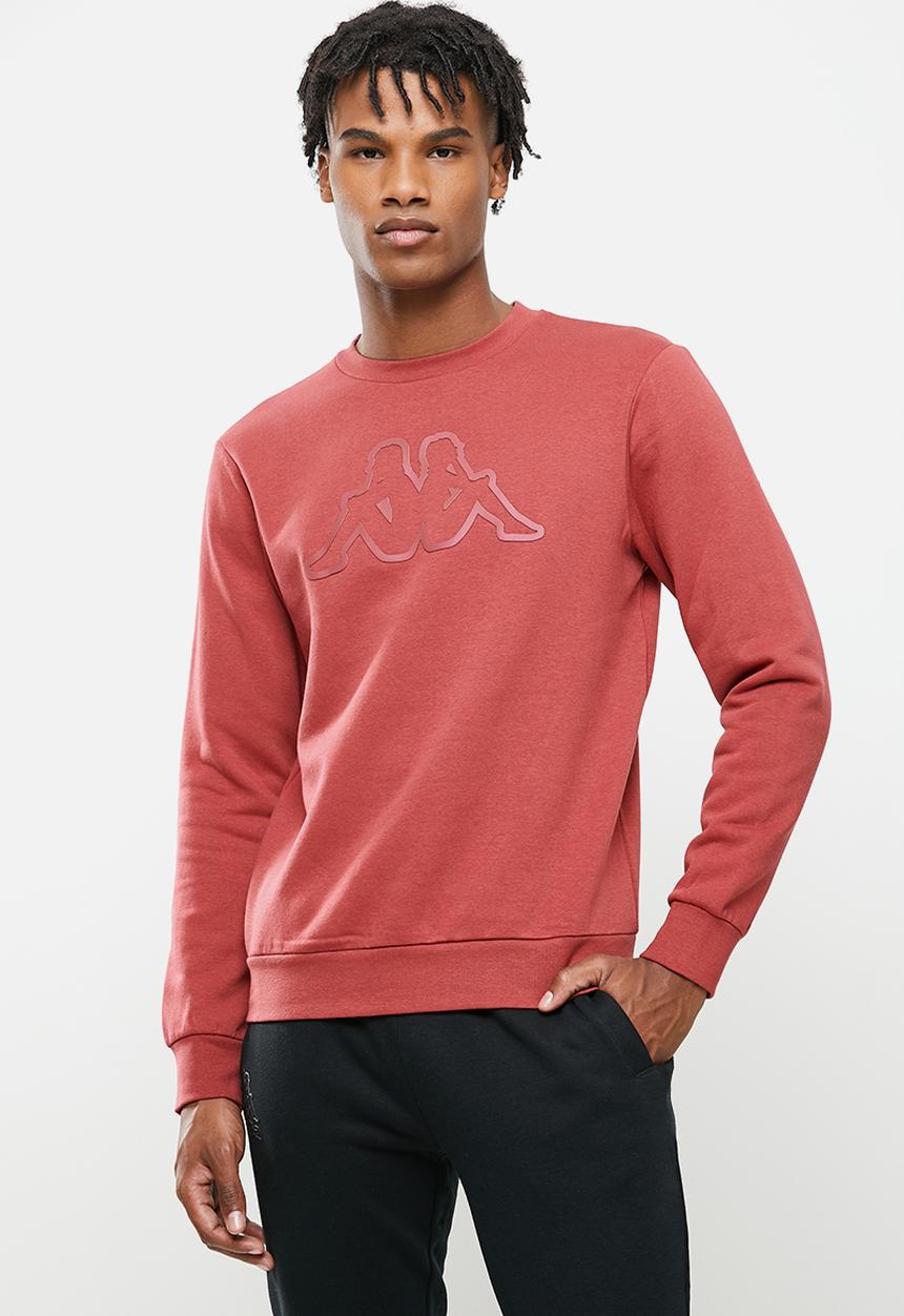 KAPPA - Logo crus sweat top -  cinnamon