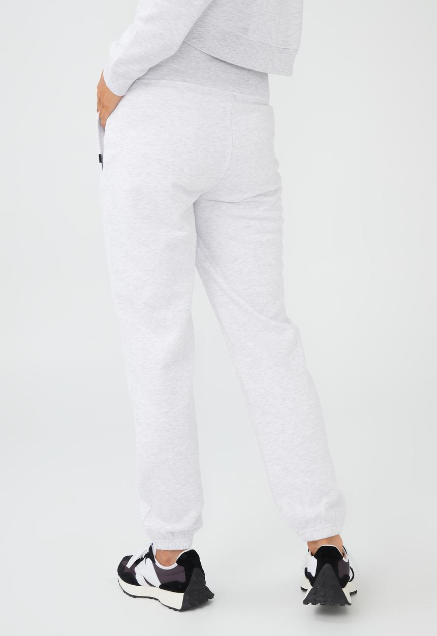 Cotton On - Maternity plush gym track pant - cloudy grey marle