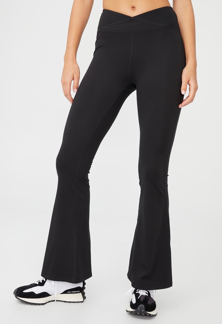 Cotton On - Ultra soft full length flare - black