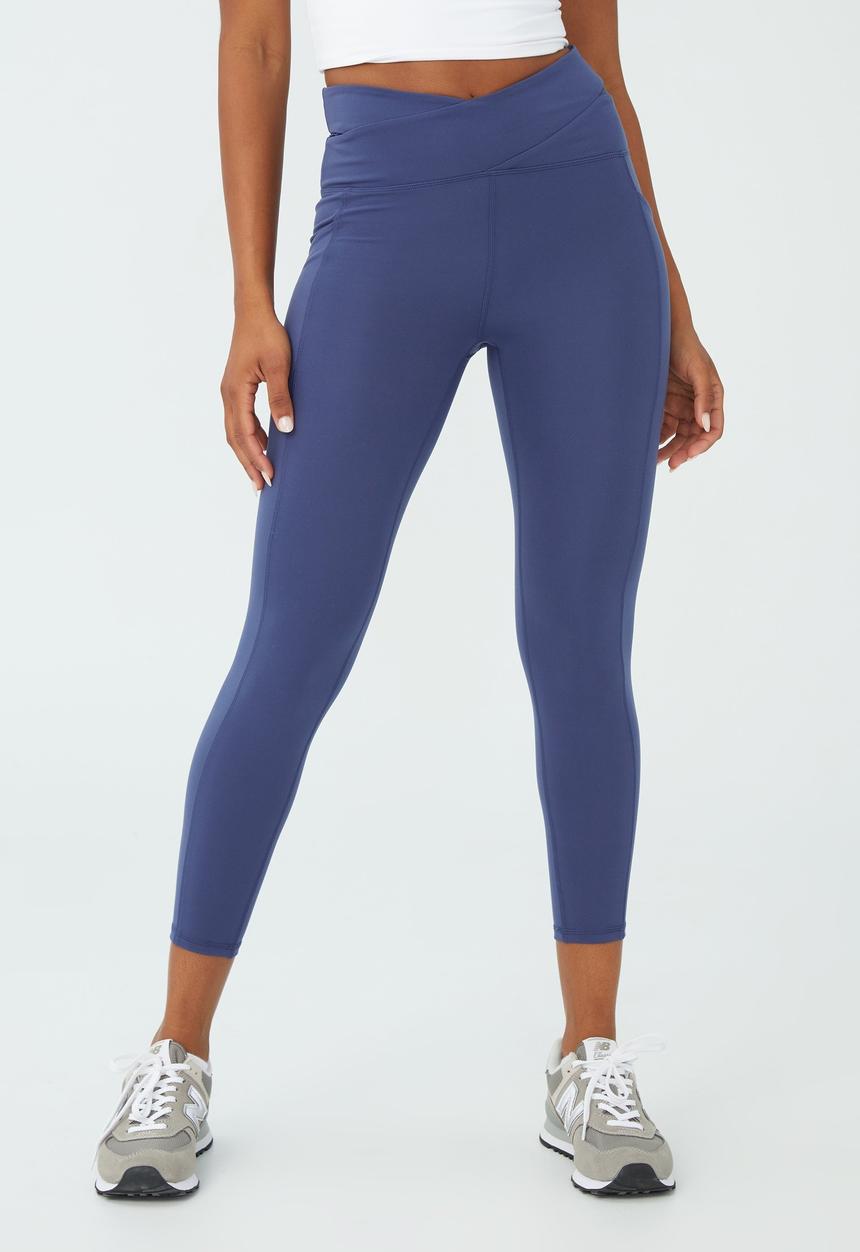 Cotton On - Ultra soft cross over 7/8 tight - vintage navy