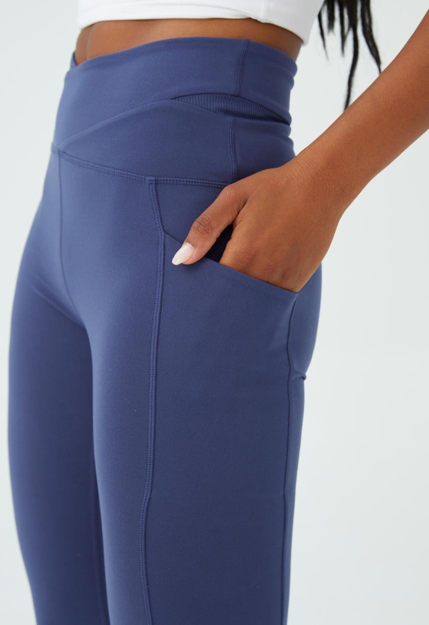 Cotton On - Ultra soft cross over 7/8 tight - vintage navy