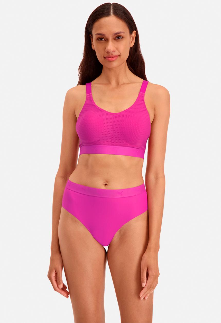 PUMA - Puma women high waist sporty string 2pack - deep orchid