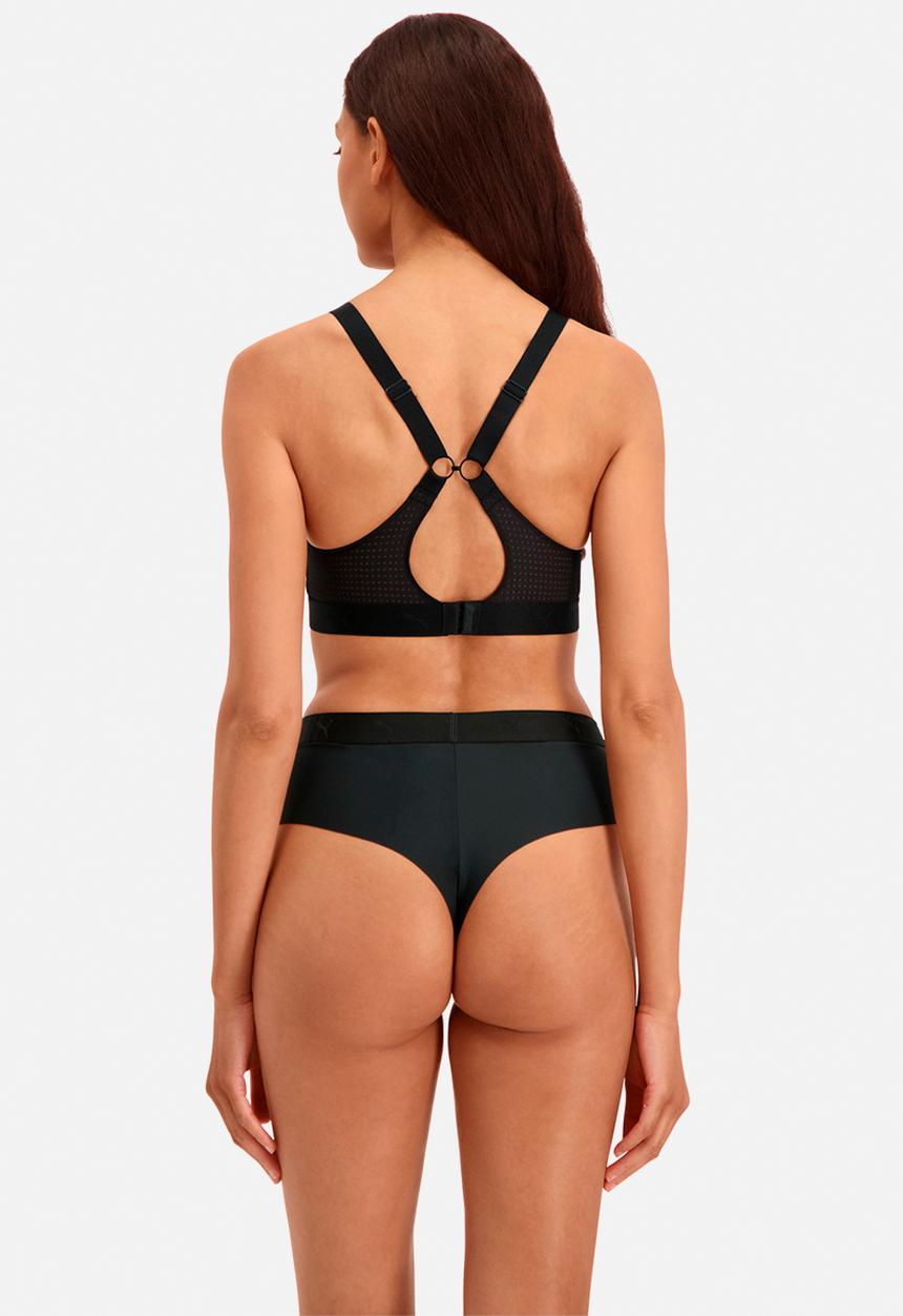 PUMA - Puma women high waist sporty string 2pack - black