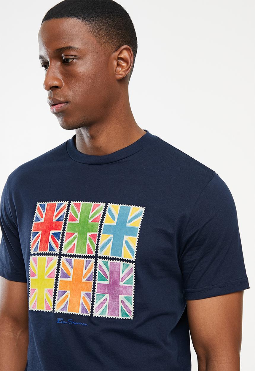 Ben Sherman - Painted jacks tee - navy