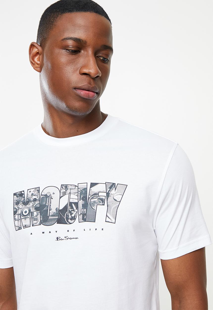 Ben Sherman - Scooter culture tee - white