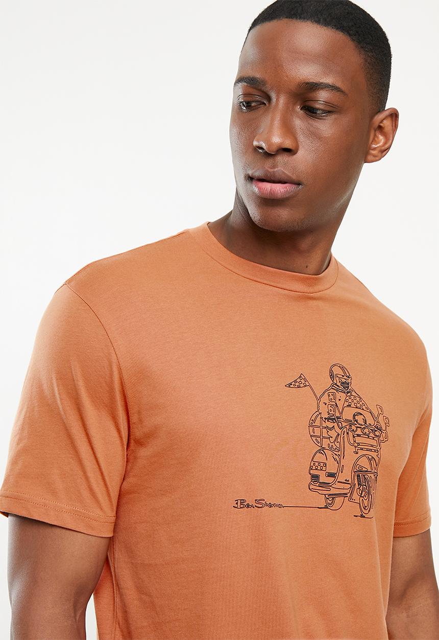 Ben Sherman - Linear cruise tee - anise