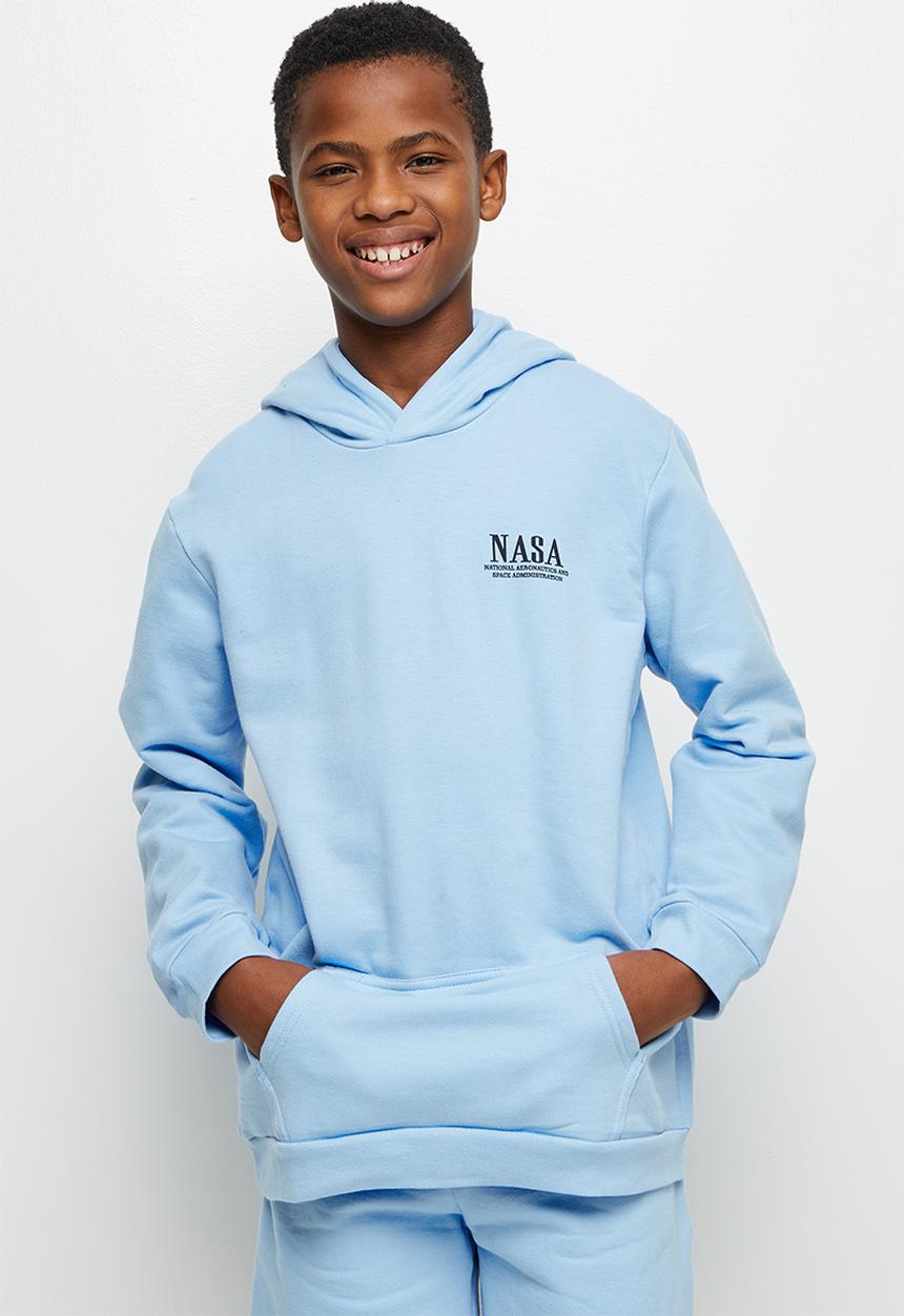Superbalist - NASA hoodie & short set - baby blue feb