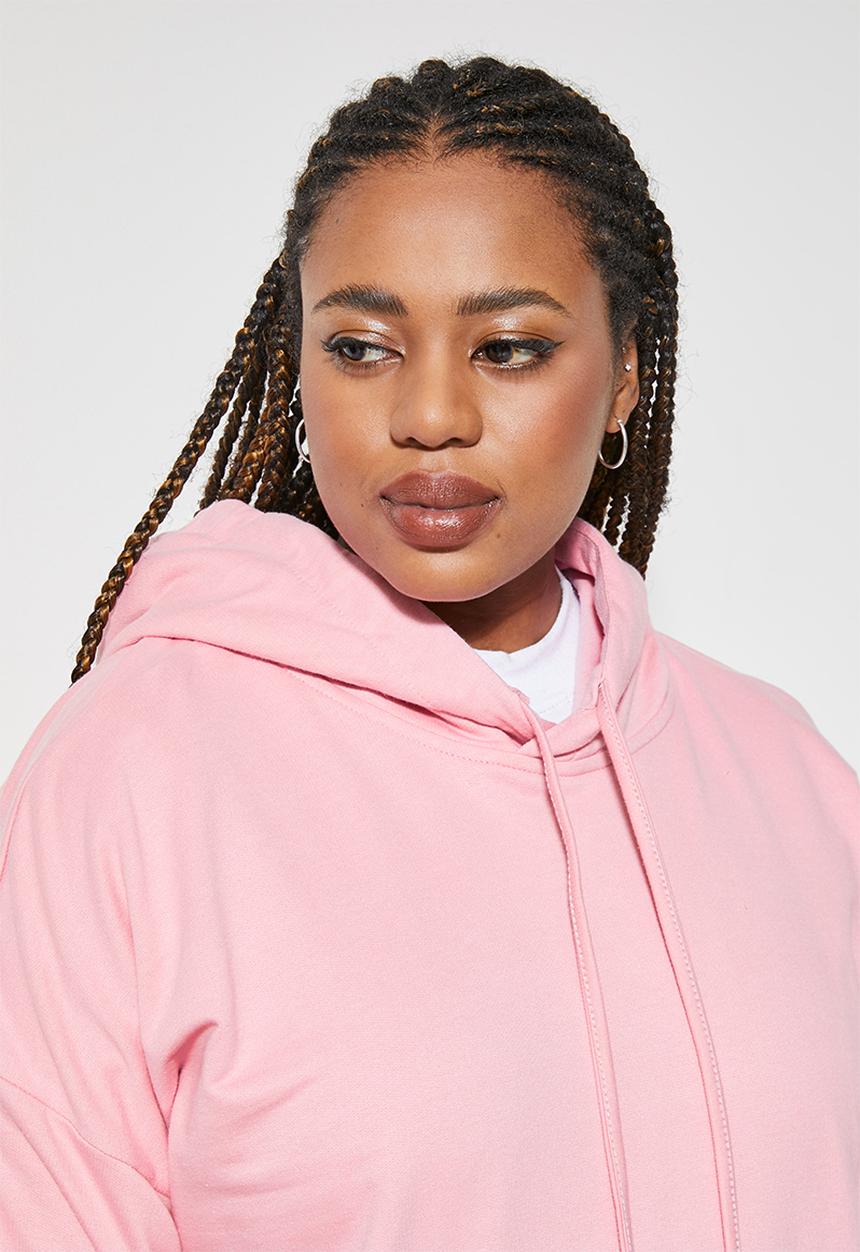 Superbalist - Longline hoodie - sea pink