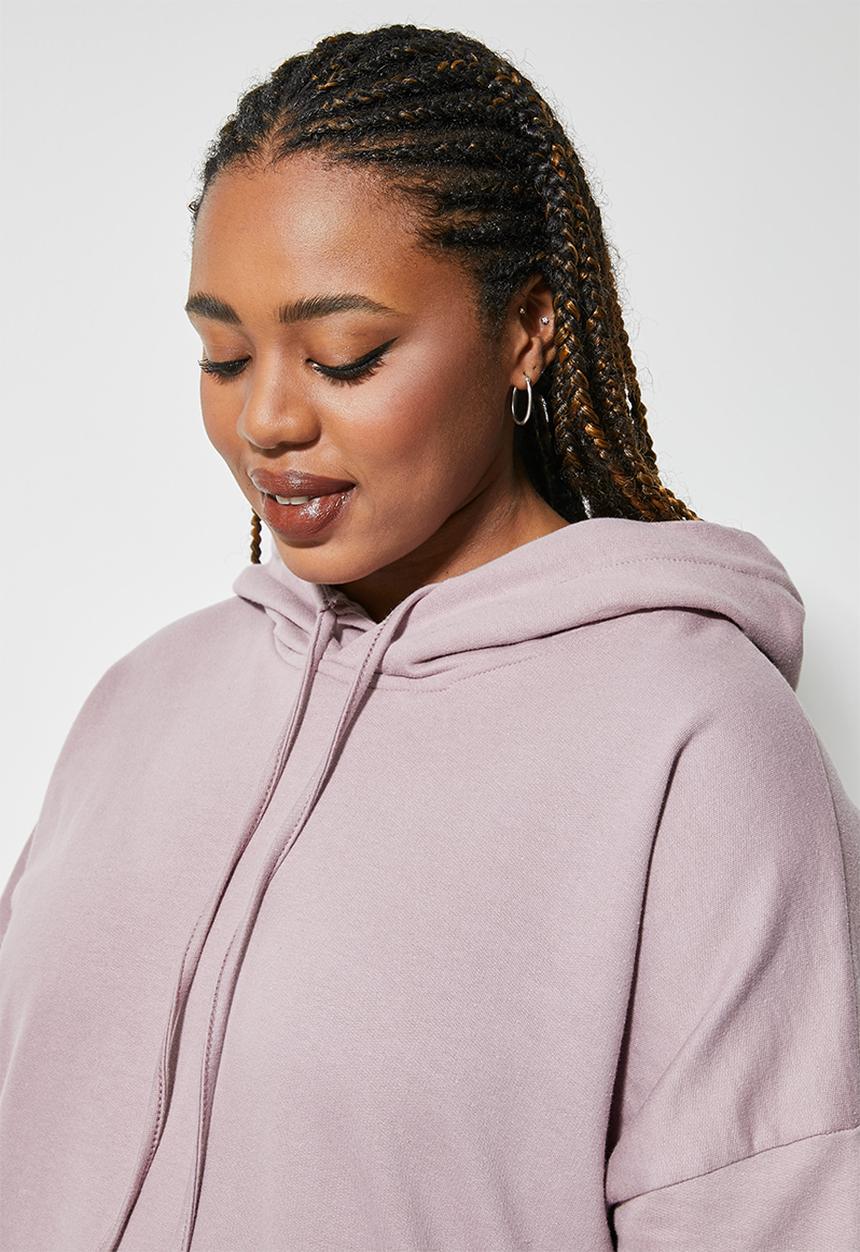 Superbalist - Longline hoodie - lilac