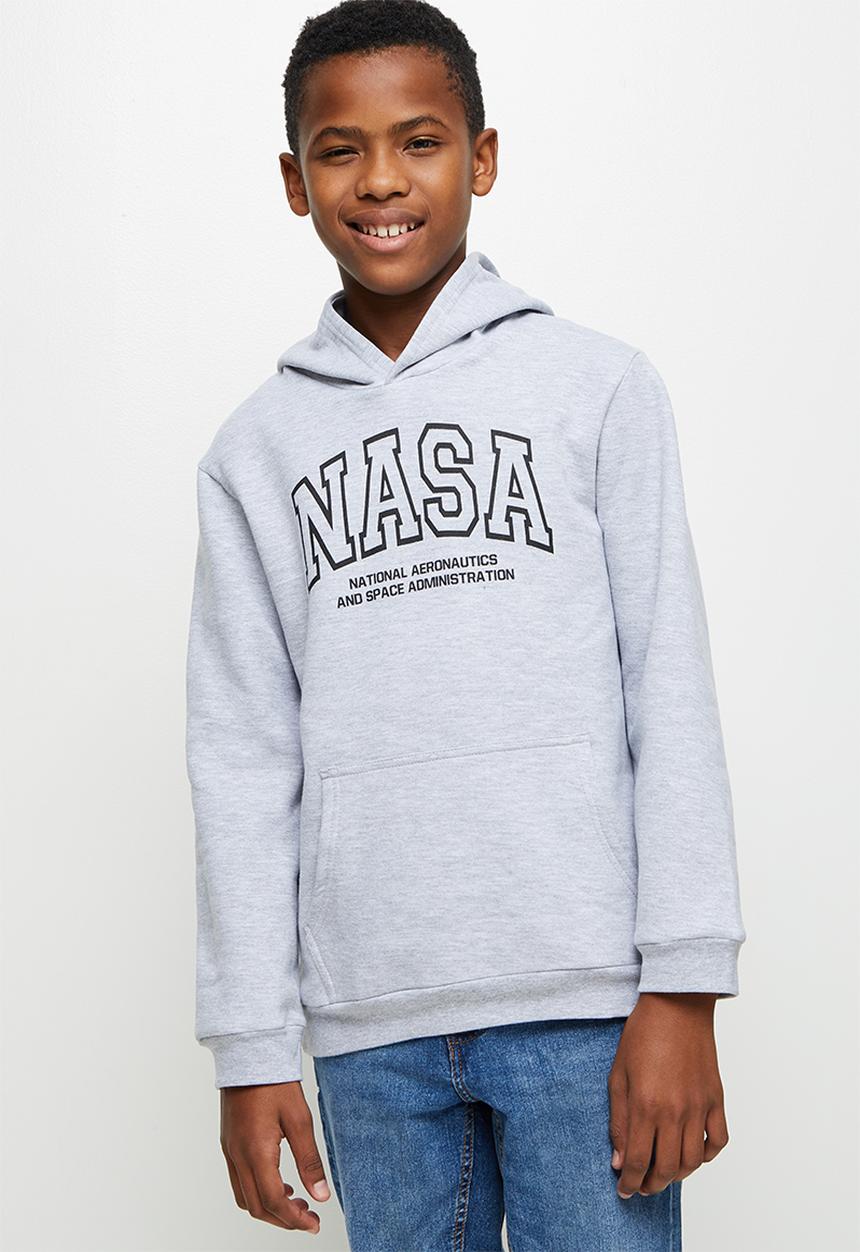 Superbalist - NASA hoodie - grey melange