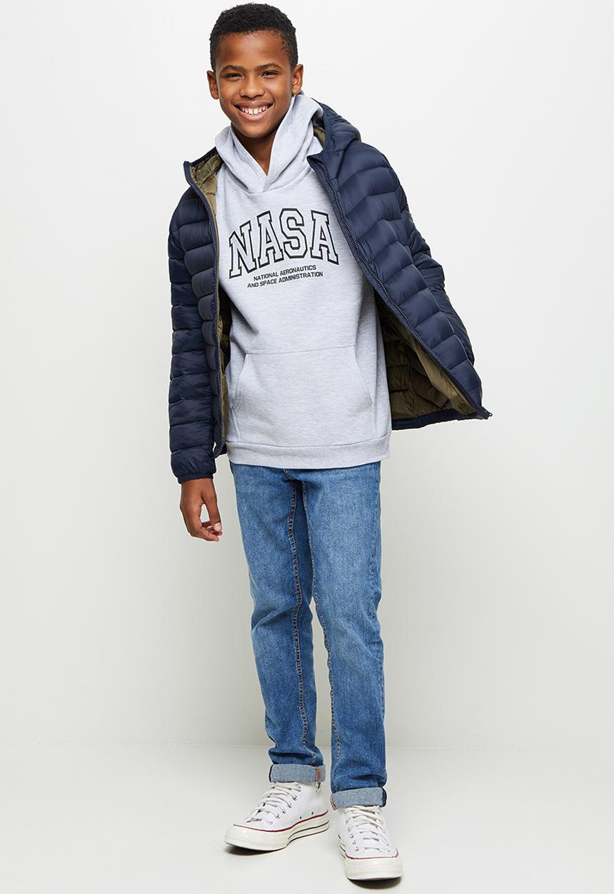 Superbalist - NASA hoodie - grey melange