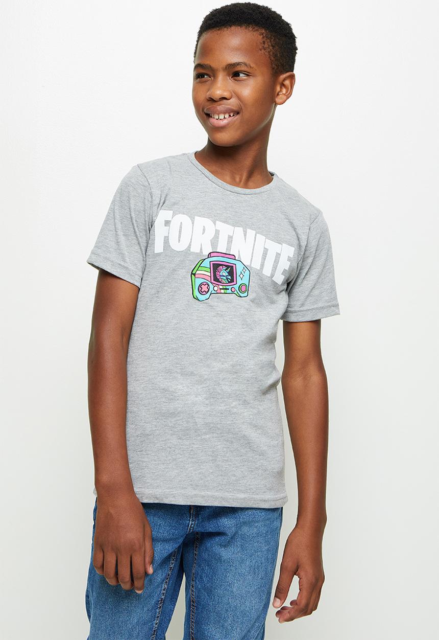 Rebel Republic - Fortnite arcade T-shirt - grey melange