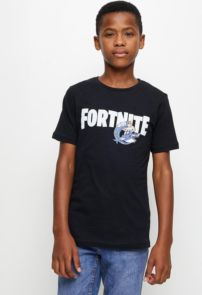 Rebel Republic - Fortnite hang ten T-shirt - black