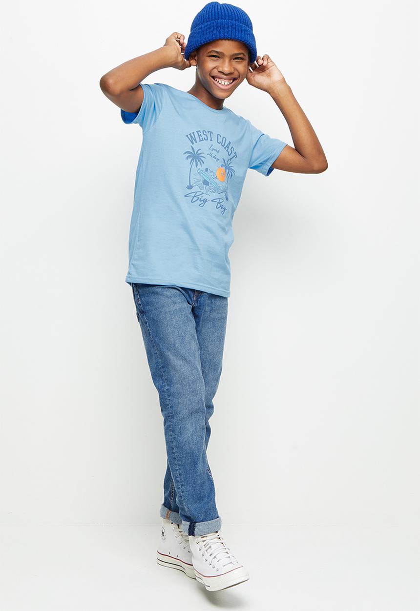 Rebel Republic - Boys graphic tee - blue
