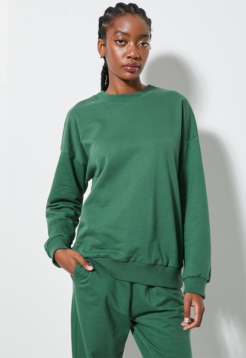 Superbalist - Crew neck sweat - trekking green