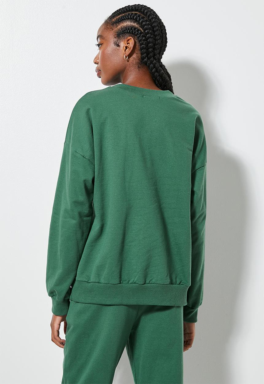 Superbalist - Crew neck sweat - trekking green