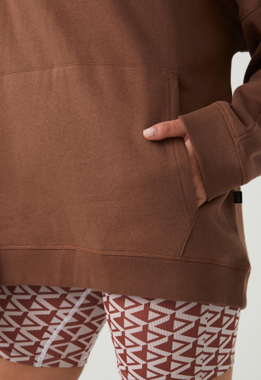 Cotton On - Plush oversized  hoodie - toasted hazelnut