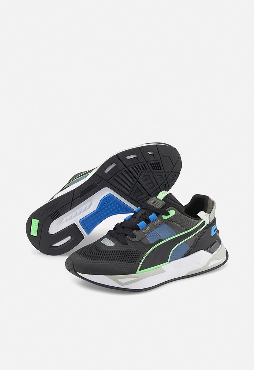 PUMA - Mirage sport tech - dark shadow-puma black-elektro green