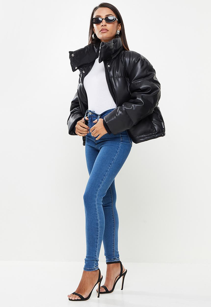 Missguided - Petite recycled vice skinny jeans - blue