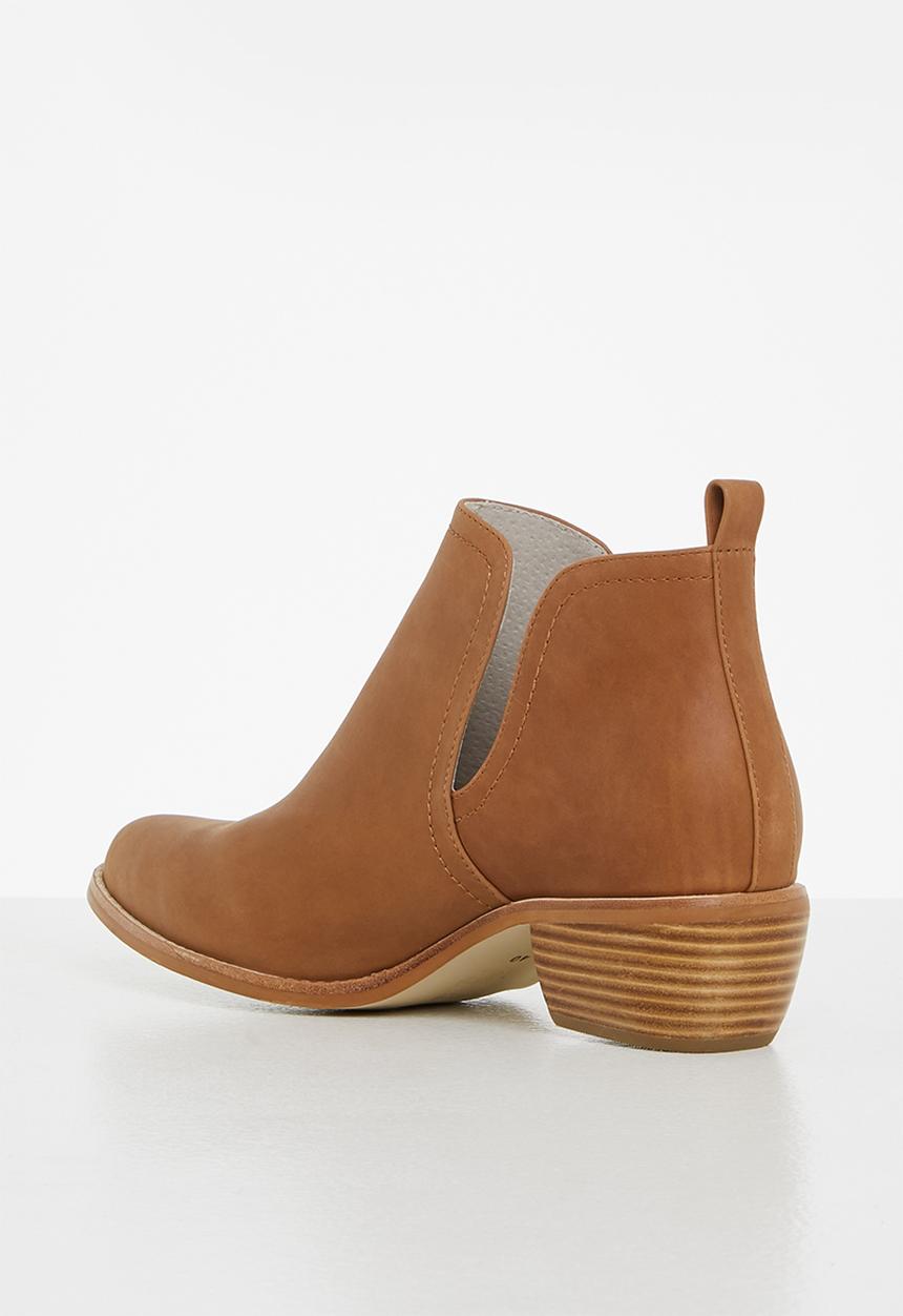 Julz - Amelia  leather ankle boot - tan