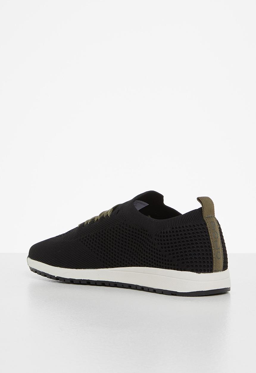 POLO - Classic knitted runner - black