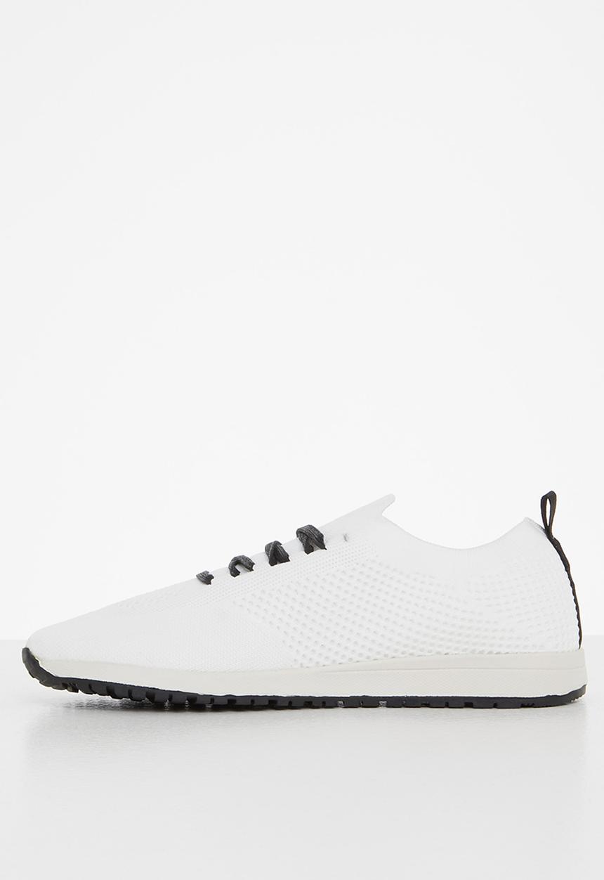 POLO - Classic knitted runner - white