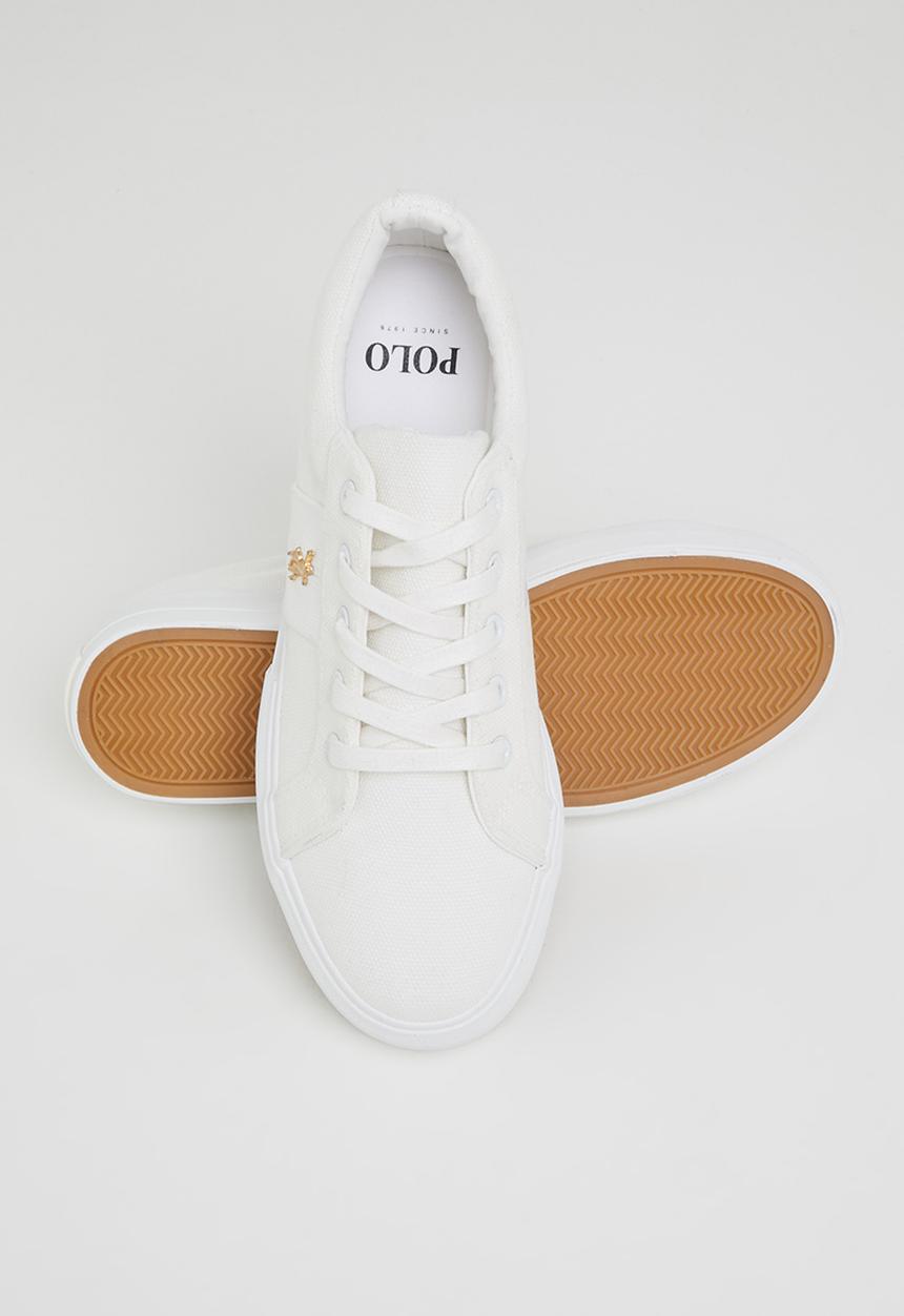 POLO - Classic canvas sneaker - white