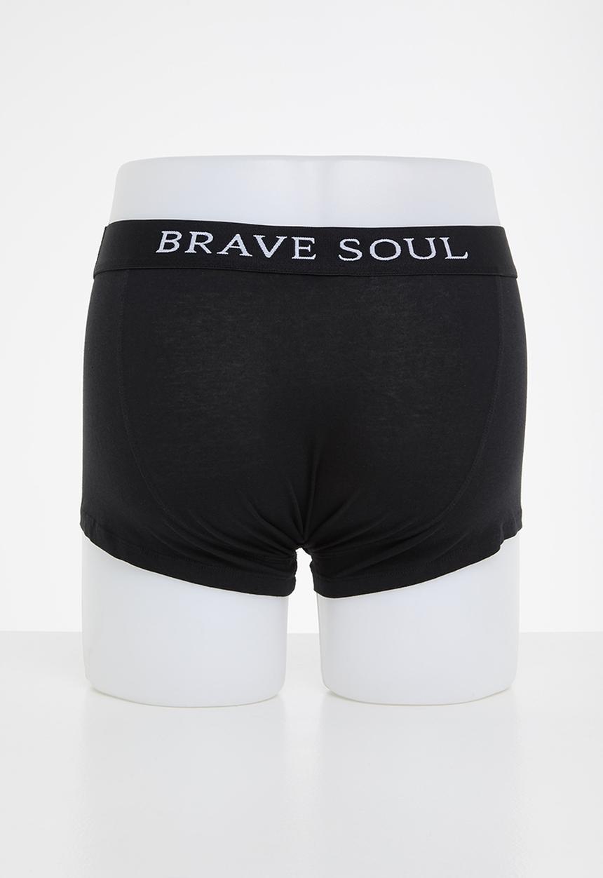 Brave Soul - Joshuab 2 pack boxer briefs - black