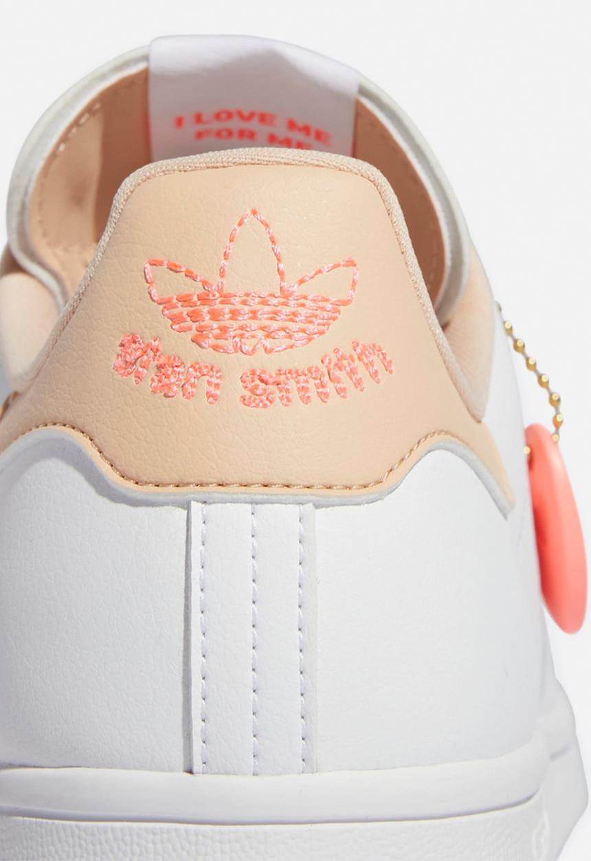 adidas Originals - Stan smith- footwear white/halo blush/acid red