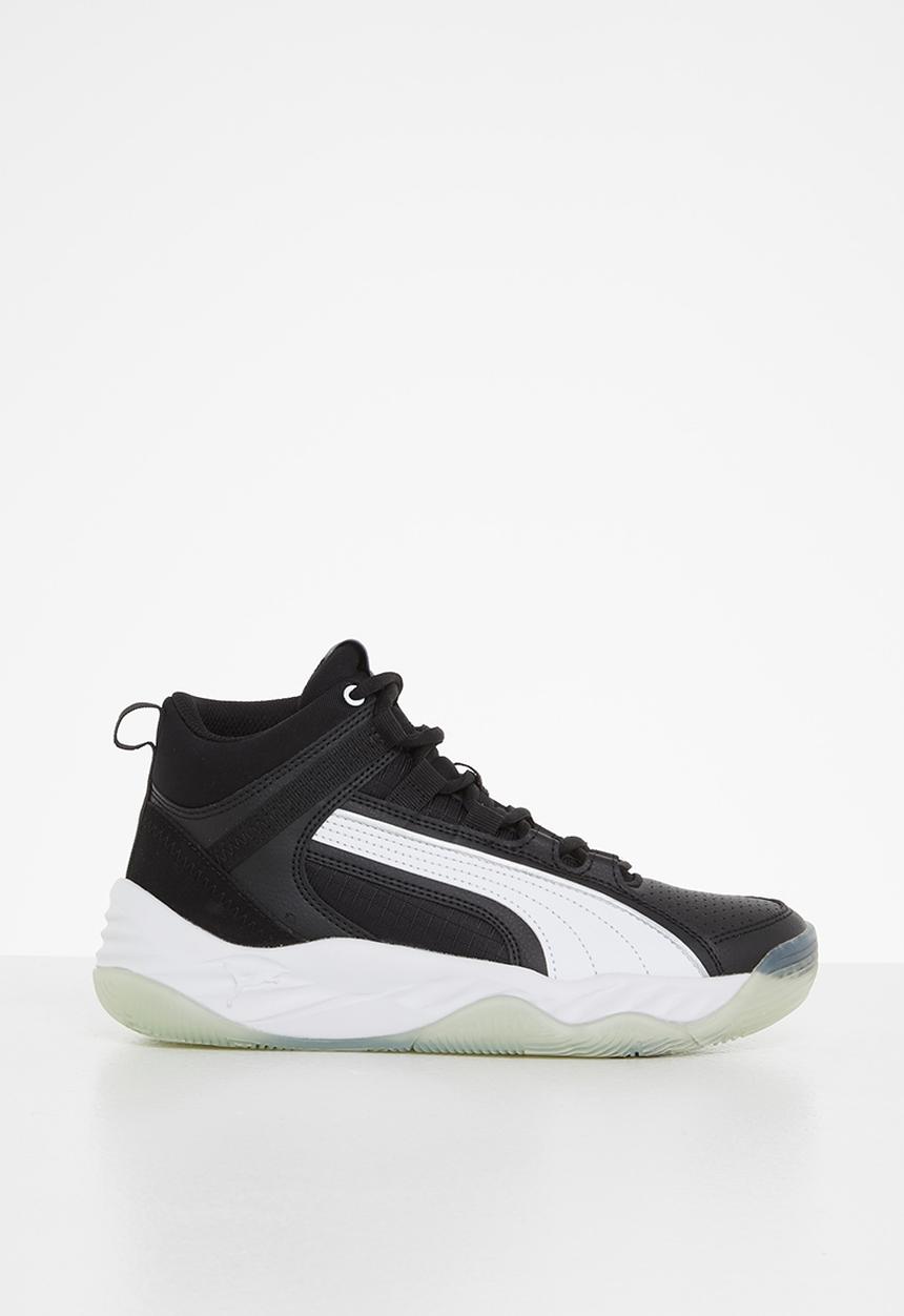 PUMA - Rebound future evo jr - puma black-puma white-puma silver