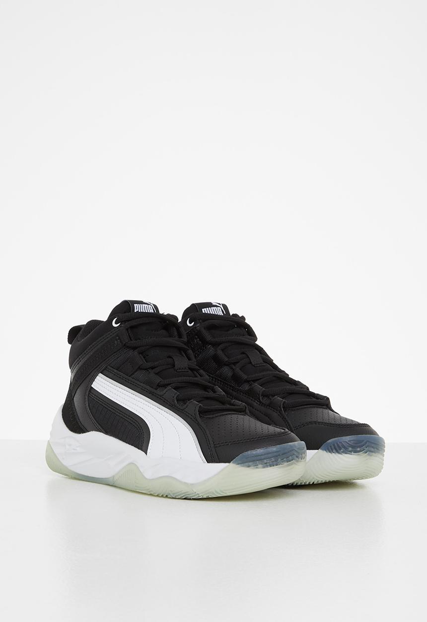 PUMA - Rebound future evo jr - puma black-puma white-puma silver