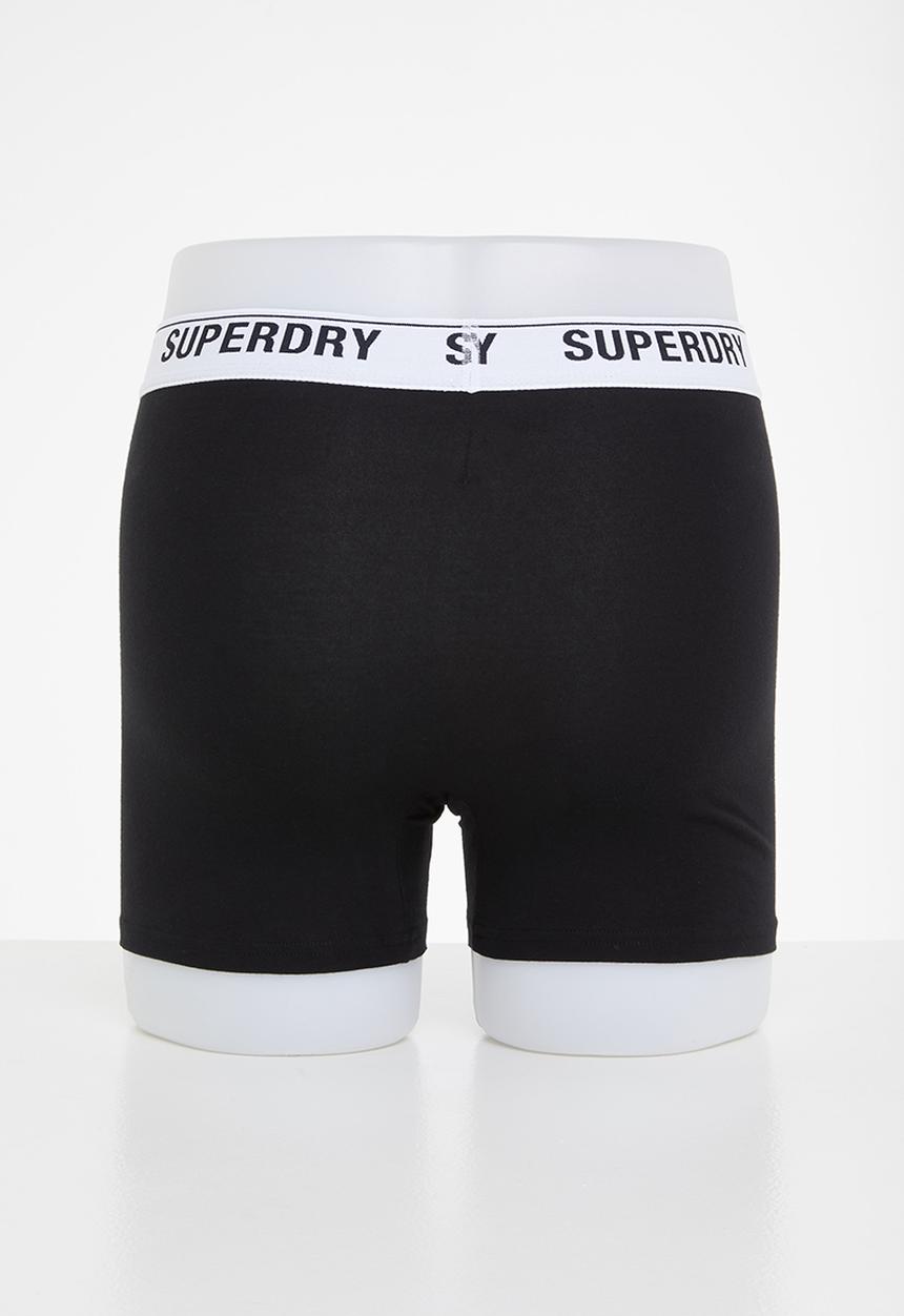 Superdry. - Boxer multi triple pack - black