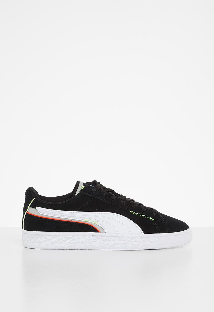 PUMA - Suede displaced jr - black & white
