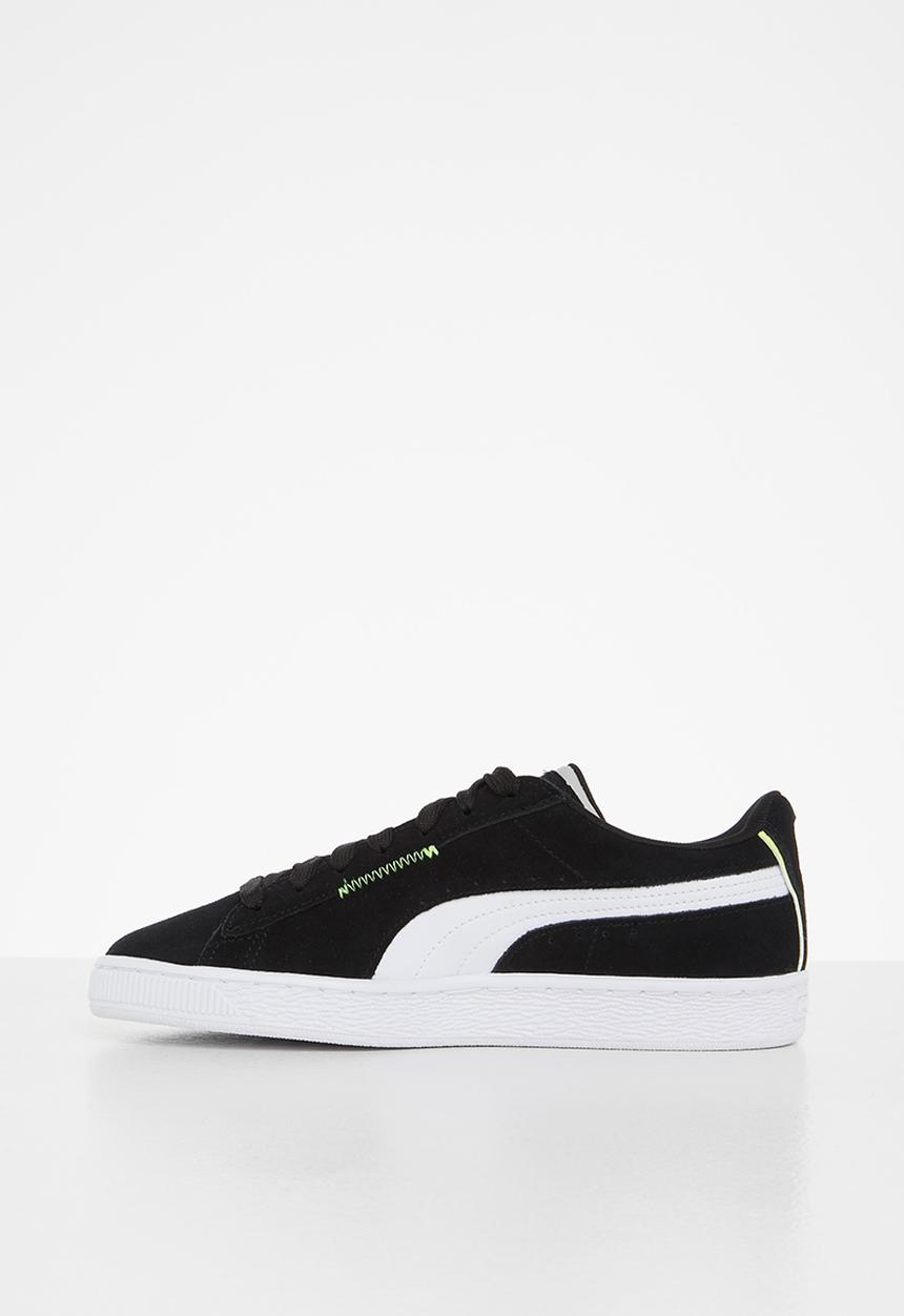 PUMA - Suede displaced jr - black & white