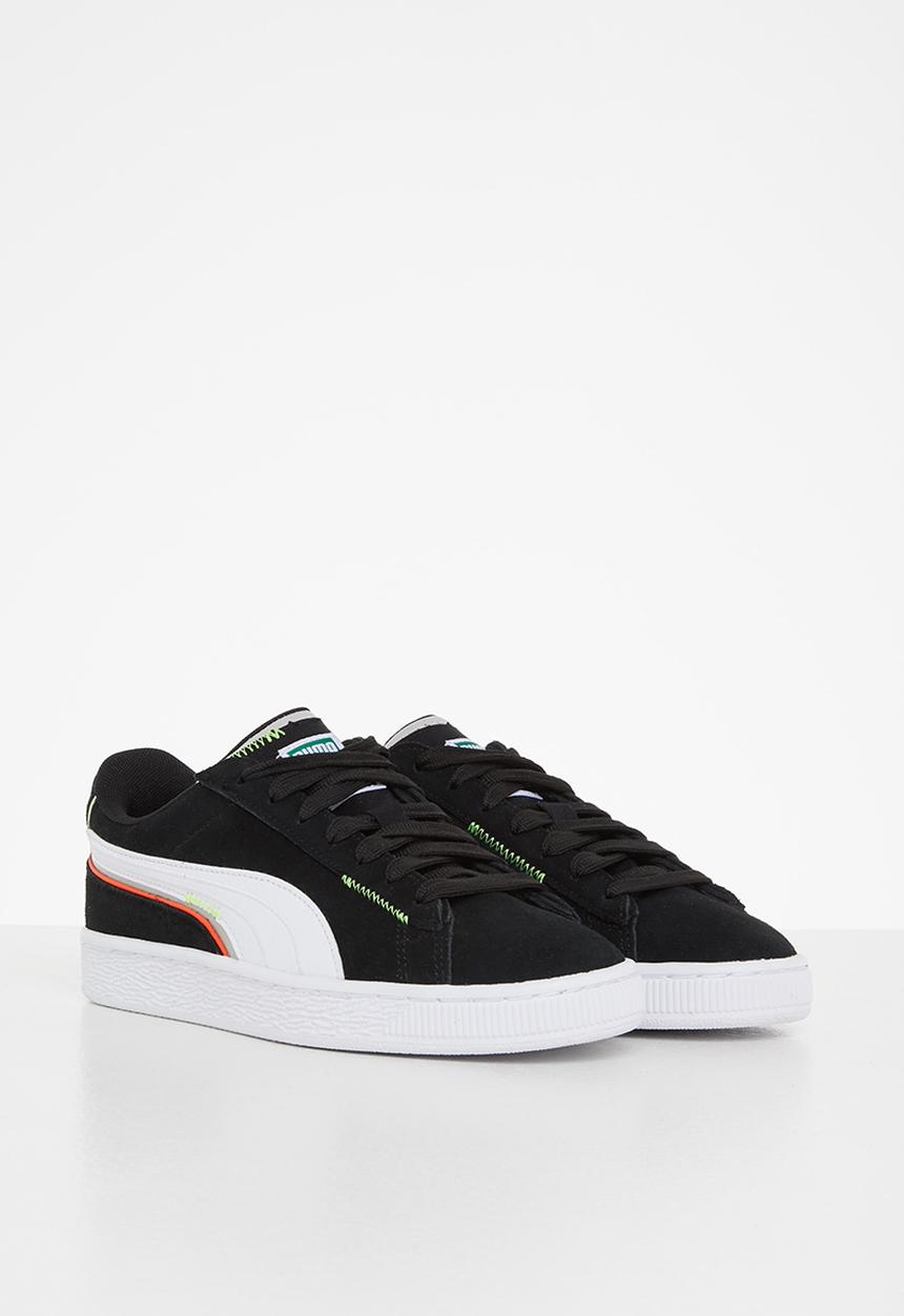 PUMA - Suede displaced jr - black & white