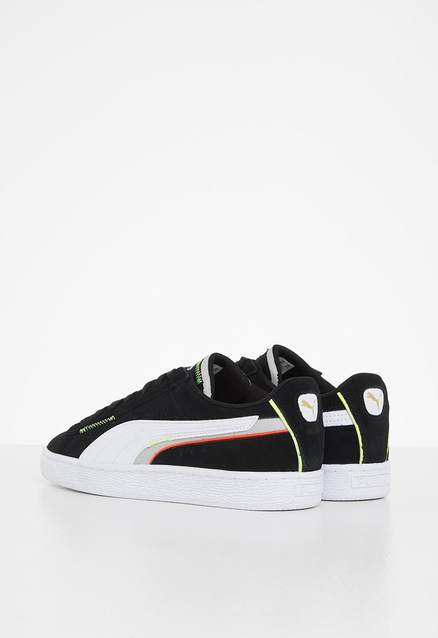 PUMA - Suede displaced jr - black & white