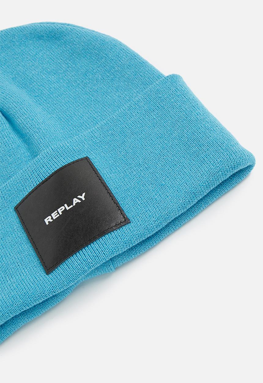 Replay - Logo beanie - blue