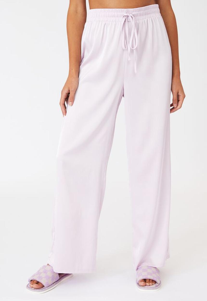 Cotton On - Satin sleep pant - lilac snow