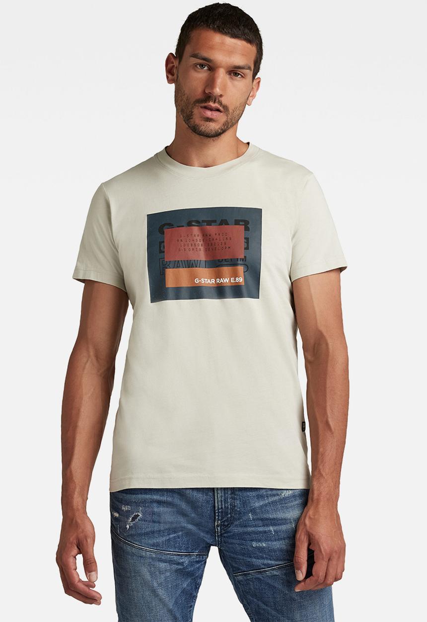 G-STAR - Cvrd originals r tee - mineral grey